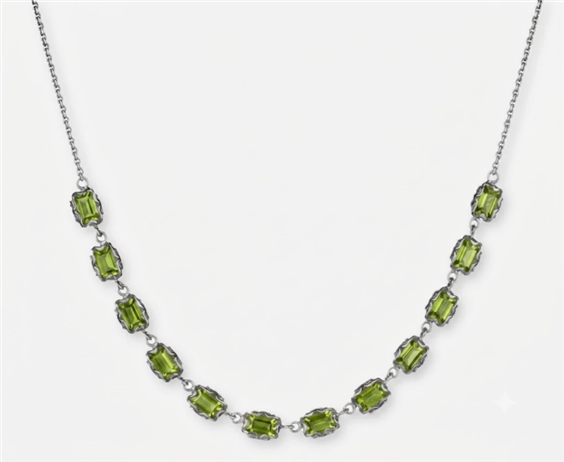Halskette Maria e Luisa Jewels Dame in Silber Peridoto CA0184/V2 - CA0184/V2
